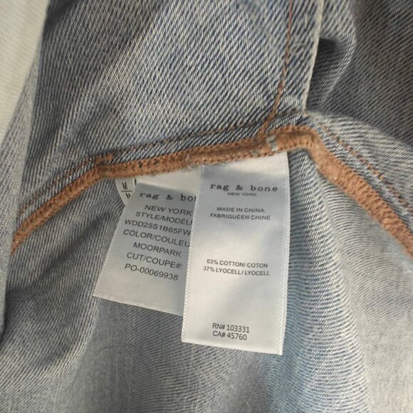 NWT rag & bone Charm Denim Shirt Dress - Picture 6 of 6